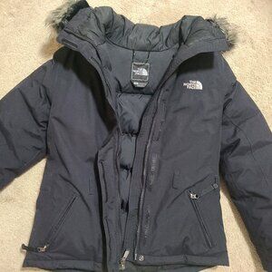 Like New - The North Face puffer bomber jacket
